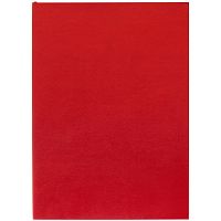 Ежедневник Flat Light, недатированный, красный