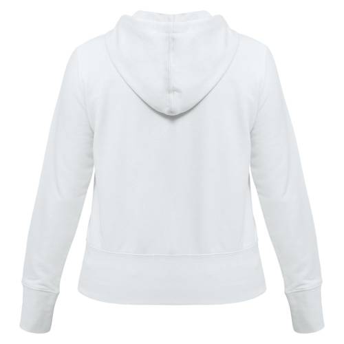 Толстовка женская Hooded Full Zip белая фото 4 Толстовка женская Hooded Full Zip белая фото 4