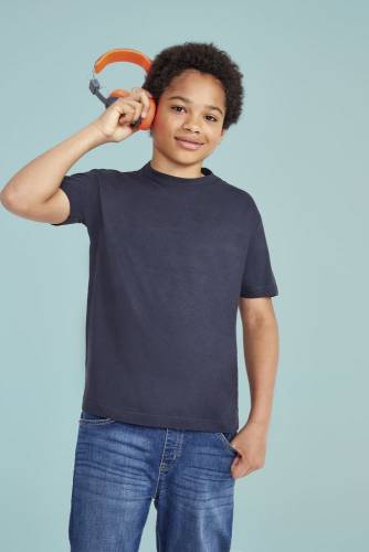 Футболка детская Regent Kids 150, голубая фото 4 Футболка детская Regent Kids 150, голубая фото 4