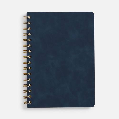 Ежедневник Spiral, недатированный, синий