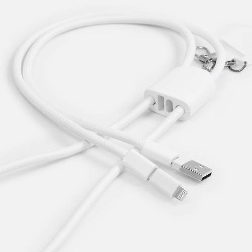 Кабель-ланьярд energyFlex Pro, белый фото 2