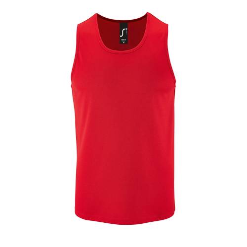 Майка мужская Sporty TT Men, красная фото 2 Майка мужская Sporty TT Men, красная фото 2