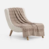 Плед на заказ Pleat, М, акрил