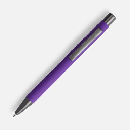Ручка шариковая Atento Soft Touch, фиолетовая фото 3 Ручка шариковая Atento Soft Touch, фиолетовая фото 3
