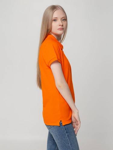 Рубашка поло женская Virma Lady, оранжевая фото 7 Рубашка поло женская Virma Lady, оранжевая фото 7