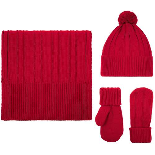 Шапка Knit Beat, красная фото 5 Шапка Knit Beat, красная фото 5