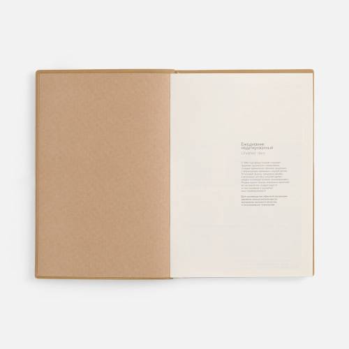 Ежедневник-органайзер Twill, недатированный, коричневый фото 10