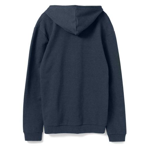 Толстовка с капюшоном унисекс Hoodie, синий меланж фото 3 Толстовка с капюшоном унисекс Hoodie, синий меланж фото 3