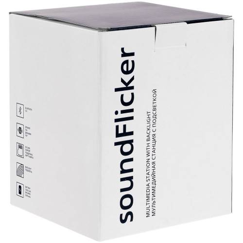 Беспроводная колонка с подсветкой soundFlicker, черная фото 8 Беспроводная колонка с подсветкой soundFlicker, черная фото 8