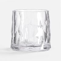 Стакан небьющийся Sate Crystal, вращающийся, прозрачный