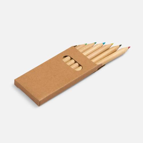 Набор цветных карандашей Pencilvania Mini, крафт фото 2 Набор цветных карандашей Pencilvania Mini, крафт фото 2