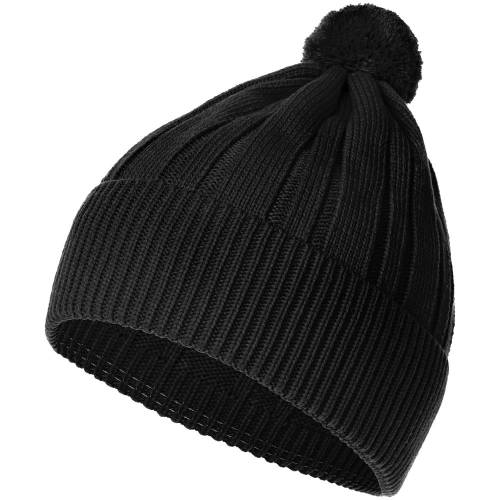 Шапка Knit Beat, черная Шапка Knit Beat, черная