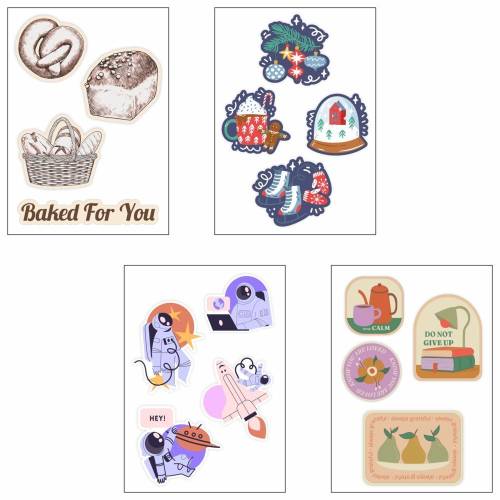 Объемные наклейки под смолой Sticker Pack на заказ фото 2 Объемные наклейки под смолой Sticker Pack на заказ фото 2