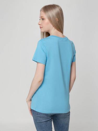Футболка женская T-bolka Lady, голубая фото 8 Футболка женская T-bolka Lady, голубая фото 8
