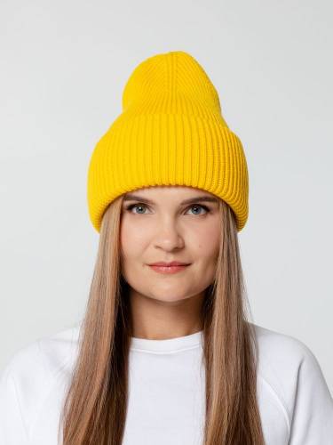 Шапка Flette, желтая фото 6