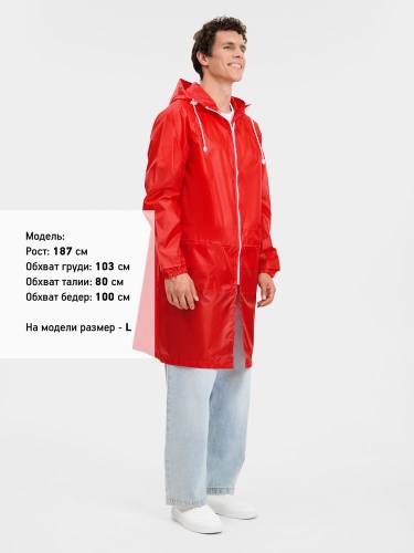 Дождевик Rainman Zip Pro, красный фото 5