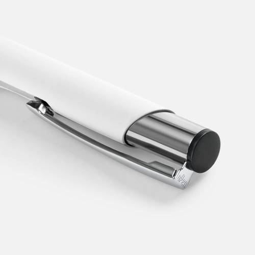 Ручка шариковая Keskus Soft Touch, белая фото 4 Ручка шариковая Keskus Soft Touch, белая фото 4