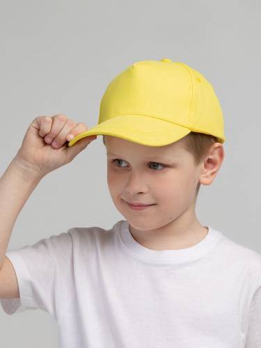 Бейсболка детская Standard Kids, желтая фото 8
