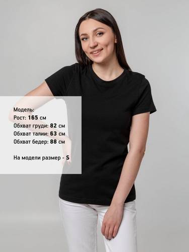 Футболка женская T-bolka Stretch Lady, черная фото 5 Футболка женская T-bolka Stretch Lady, черная фото 5