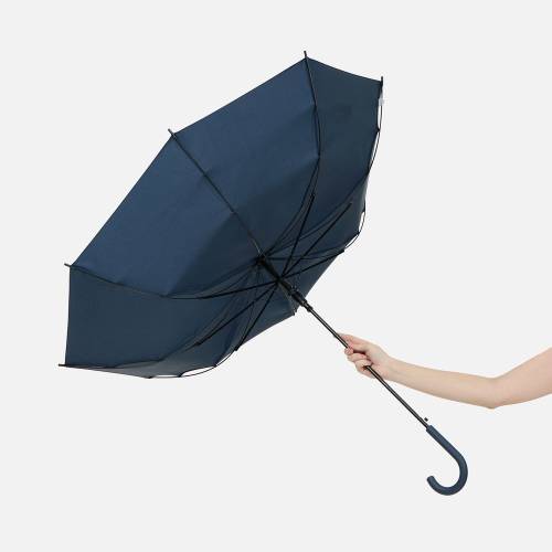 Зонт-трость Jolly Brolly, темно-синий фото 8 Зонт-трость Jolly Brolly, темно-синий фото 8
