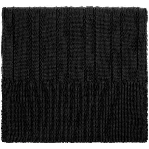 Шарф Knit Beat, черный фото 3 Шарф Knit Beat, черный фото 3