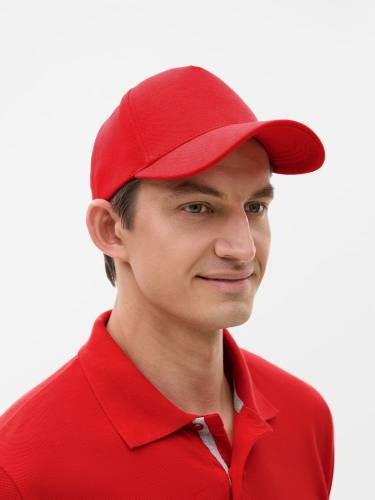 Бейсболка Forvus, красная фото 6 Бейсболка Forvus, красная фото 6