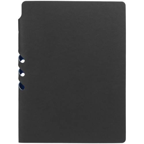 Ежедневник Flexpen Black, недатированный, черный с синим фото 5 Ежедневник Flexpen Black, недатированный, черный с синим фото 5