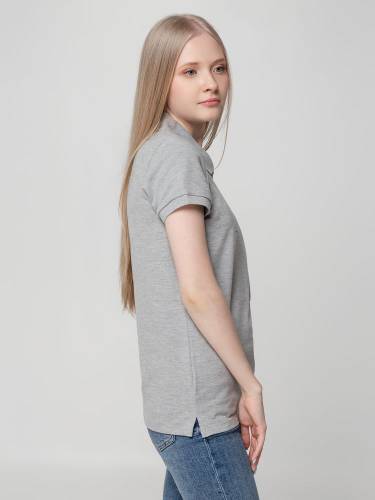 Рубашка поло женская Virma Lady, серый меланж фото 7 Рубашка поло женская Virma Lady, серый меланж фото 7