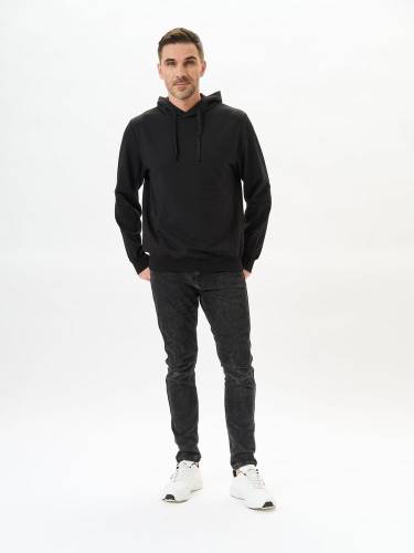 Худи Basic, черное фото 5
