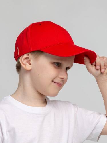 Бейсболка детская Capture Kids, красная фото 6 Бейсболка детская Capture Kids, красная фото 6