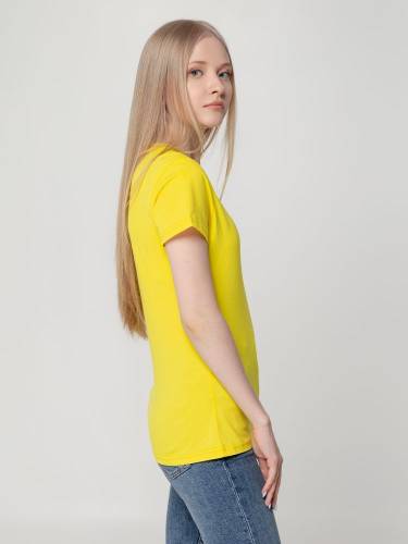 Футболка женская T-bolka Lady, желтая фото 7 Футболка женская T-bolka Lady, желтая фото 7