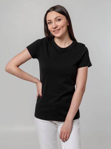 Футболка женская T-bolka Stretch Lady, черная фото 6 Футболка женская T-bolka Stretch Lady, черная фото 6