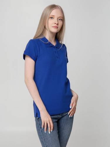 Рубашка поло женская Virma Lady, ярко-синяя фото 6 Рубашка поло женская Virma Lady, ярко-синяя фото 6