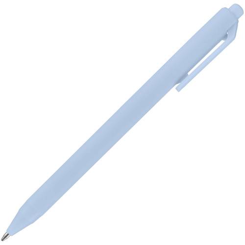 Ручка шариковая Cursive Soft Touch, голубая фото 4