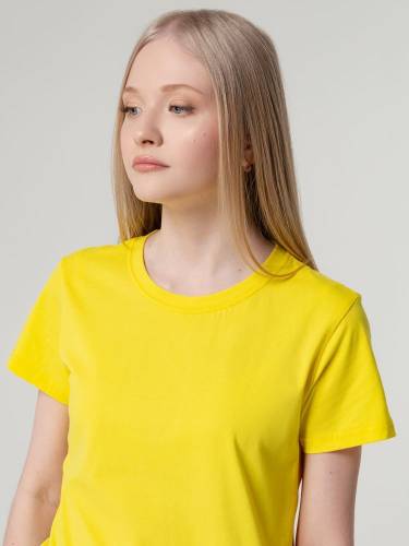 Футболка женская T-bolka Lady, желтая фото 9 Футболка женская T-bolka Lady, желтая фото 9