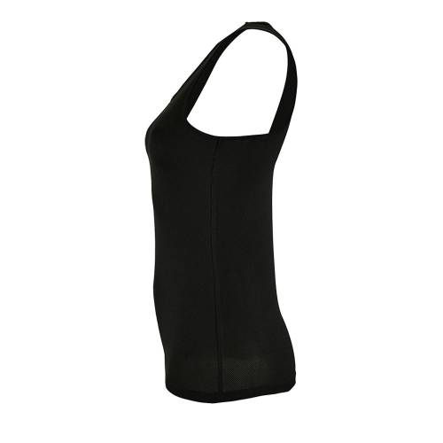 Майка женская Sporty TT Women, черная фото 4 Майка женская Sporty TT Women, черная фото 4