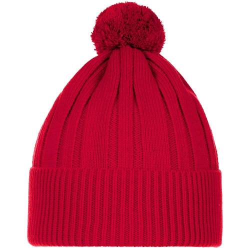 Шапка Knit Beat, красная фото 3 Шапка Knit Beat, красная фото 3