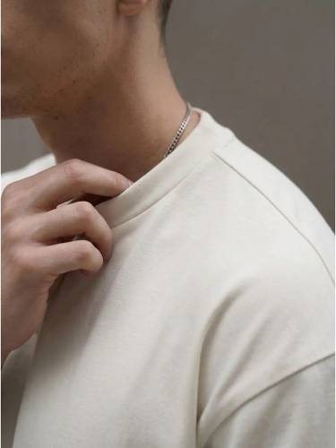 Футболка Oversize Premium 210, молочно-белая фото 3