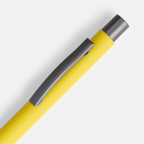 Ручка шариковая Atento Soft Touch, желтая фото 4 Ручка шариковая Atento Soft Touch, желтая фото 4