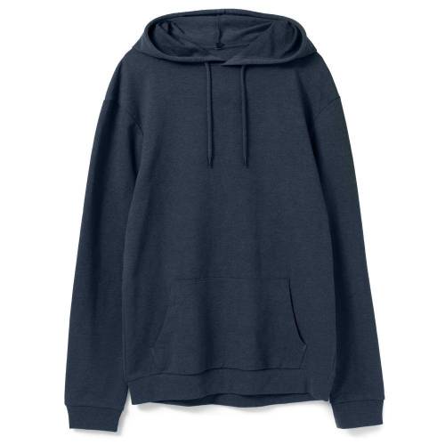 Толстовка с капюшоном унисекс Hoodie, синий меланж фото 2 Толстовка с капюшоном унисекс Hoodie, синий меланж фото 2
