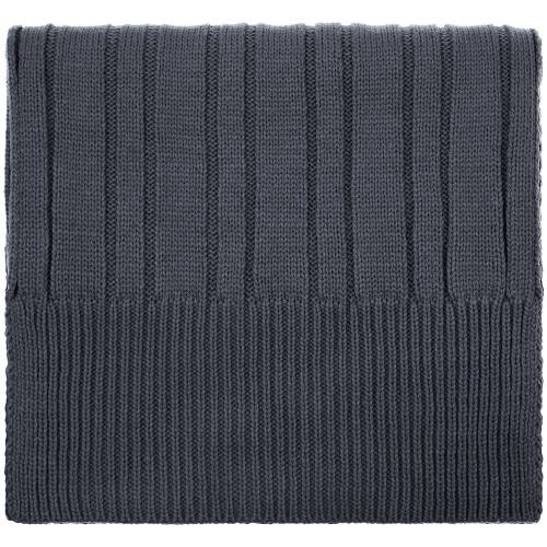 Шарф Knit Beat, серый (графит) фото 3 Шарф Knit Beat, серый (графит) фото 3