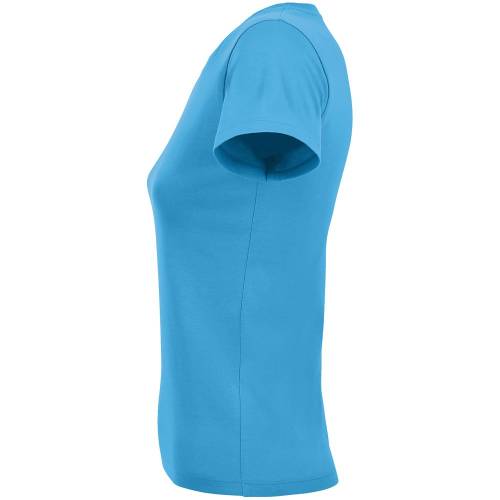 Футболка женская Regent Fit Women, ярко-бирюзовая фото 4 Футболка женская Regent Fit Women, ярко-бирюзовая фото 4
