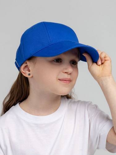Бейсболка детская Capture Kids, ярко-синяя фото 5 Бейсболка детская Capture Kids, ярко-синяя фото 5