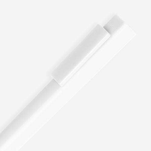 Ручка шариковая Swiper SQ Soft Touch, белая фото 4