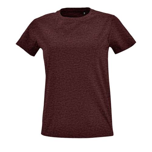 Футболка женская Imperial Fit Women, бордовый меланж фото 2 Футболка женская Imperial Fit Women, бордовый меланж фото 2