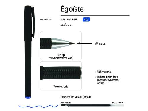 Ручка пластиковая гелевая Egoiste Black фото 3
