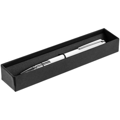 Ручка шариковая Kugel Gunmetal, белая фото 2 Ручка шариковая Kugel Gunmetal, белая фото 2