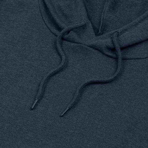 Толстовка с капюшоном унисекс Hoodie, синий меланж фото 4 Толстовка с капюшоном унисекс Hoodie, синий меланж фото 4