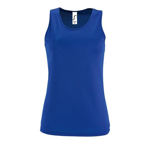 Майка женская Sporty TT Women, ярко-синяя Майка женская Sporty TT Women, ярко-синяя