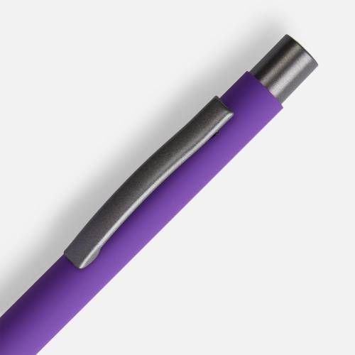 Ручка шариковая Atento Soft Touch, фиолетовая фото 4 Ручка шариковая Atento Soft Touch, фиолетовая фото 4